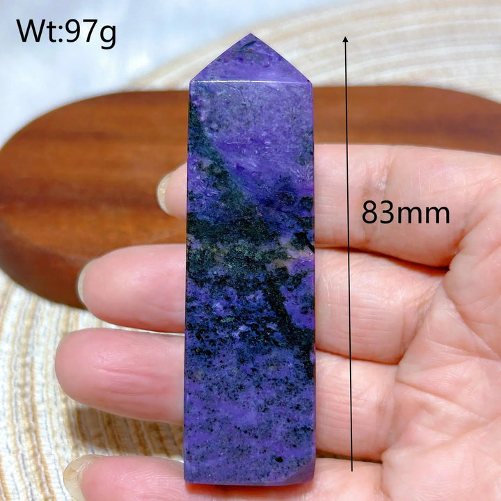 Charoite Crystal Tower