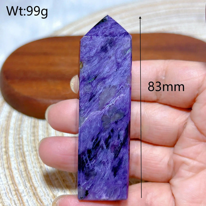 Charoite Crystal Tower