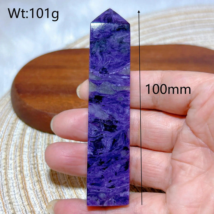 Charoite Crystal Tower