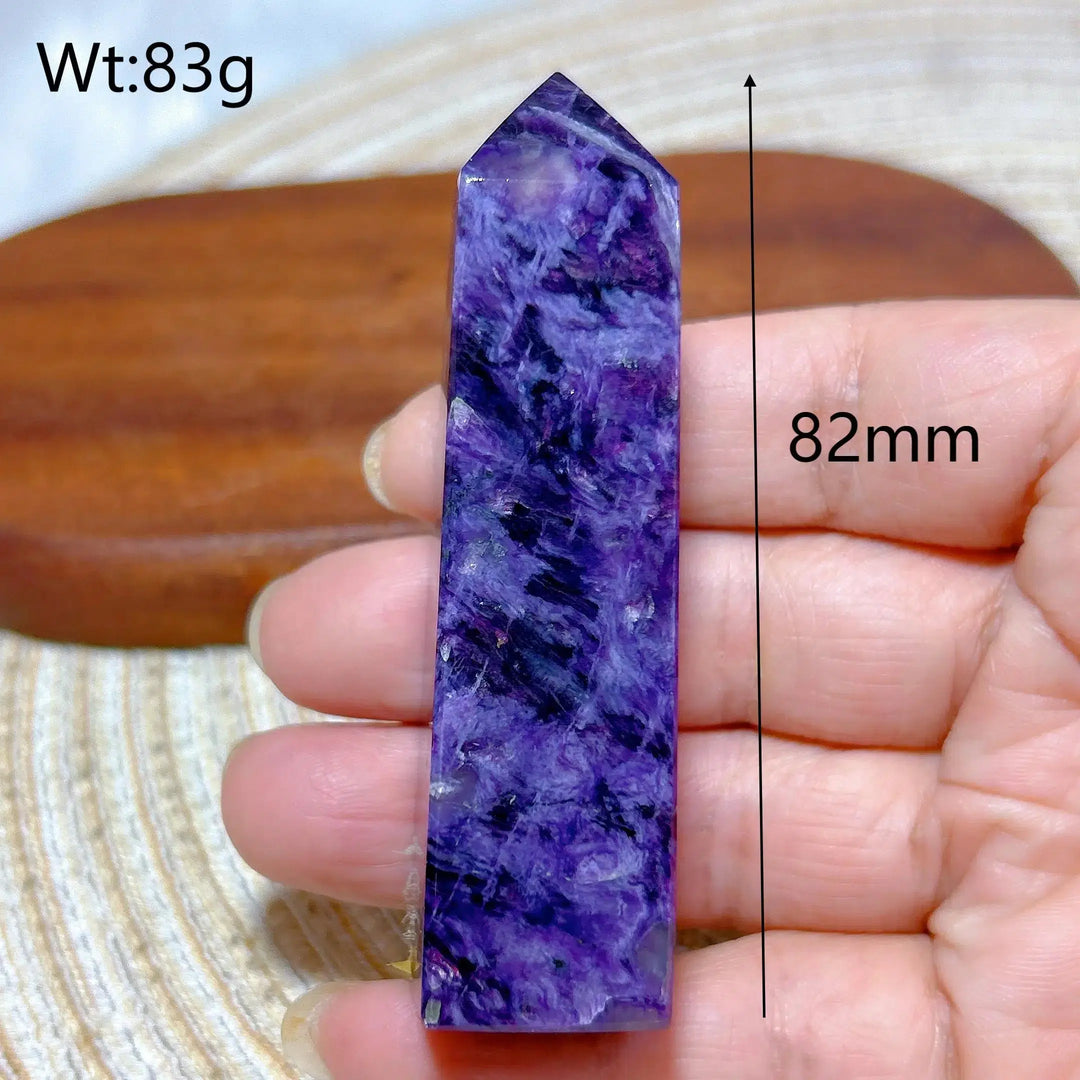 Charoite Crystal Tower