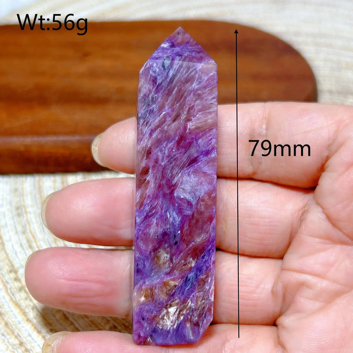 Charoite Crystal Tower