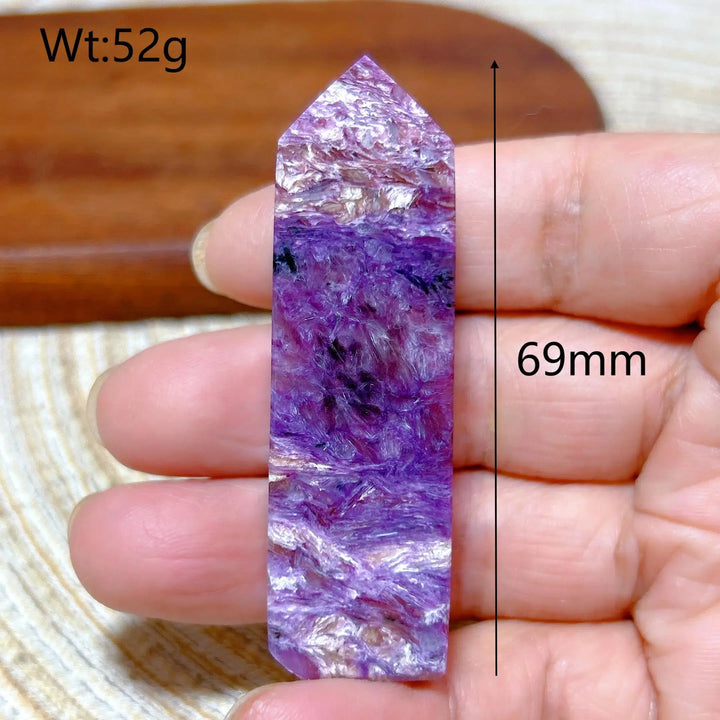 Charoite Crystal Tower