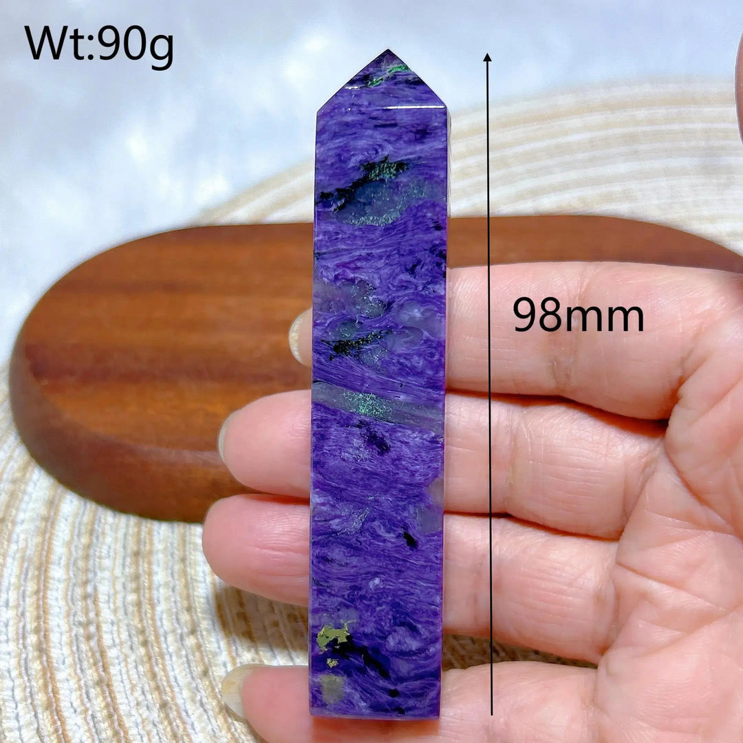 Charoite Crystal Tower