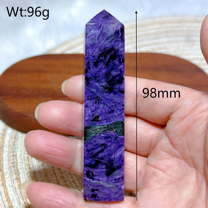 Charoite Crystal Tower