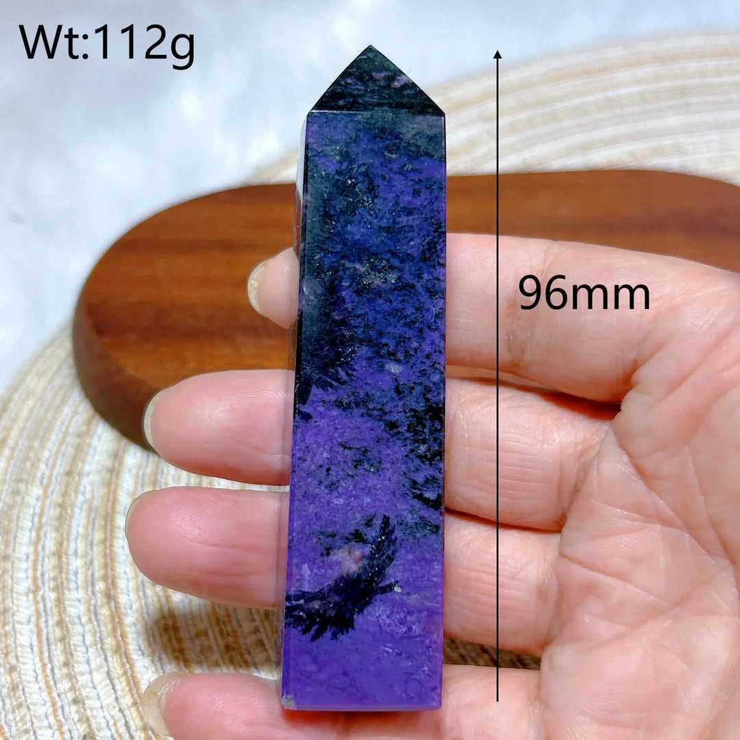 Charoite Crystal Tower