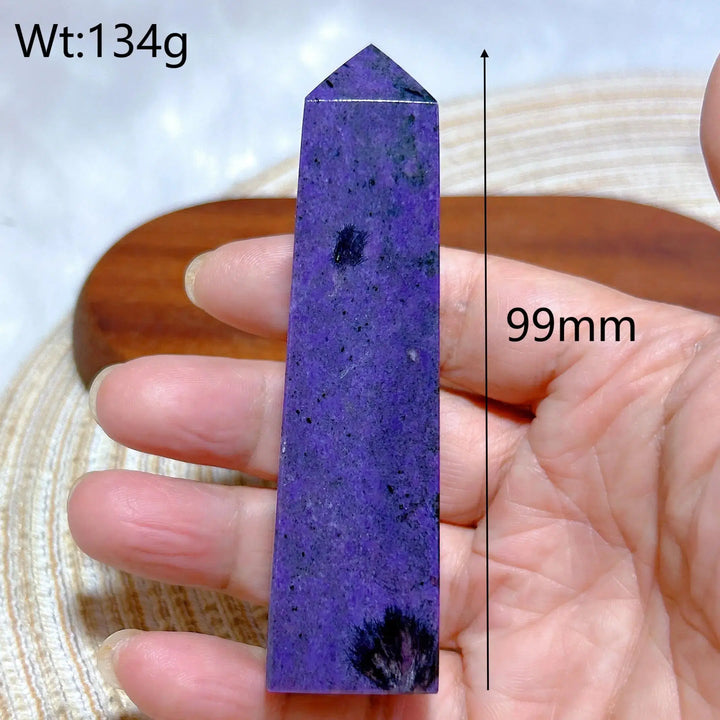 Charoite Crystal Tower