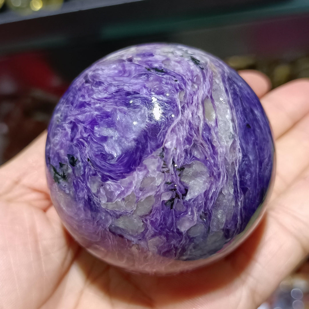 Charoite Sphere