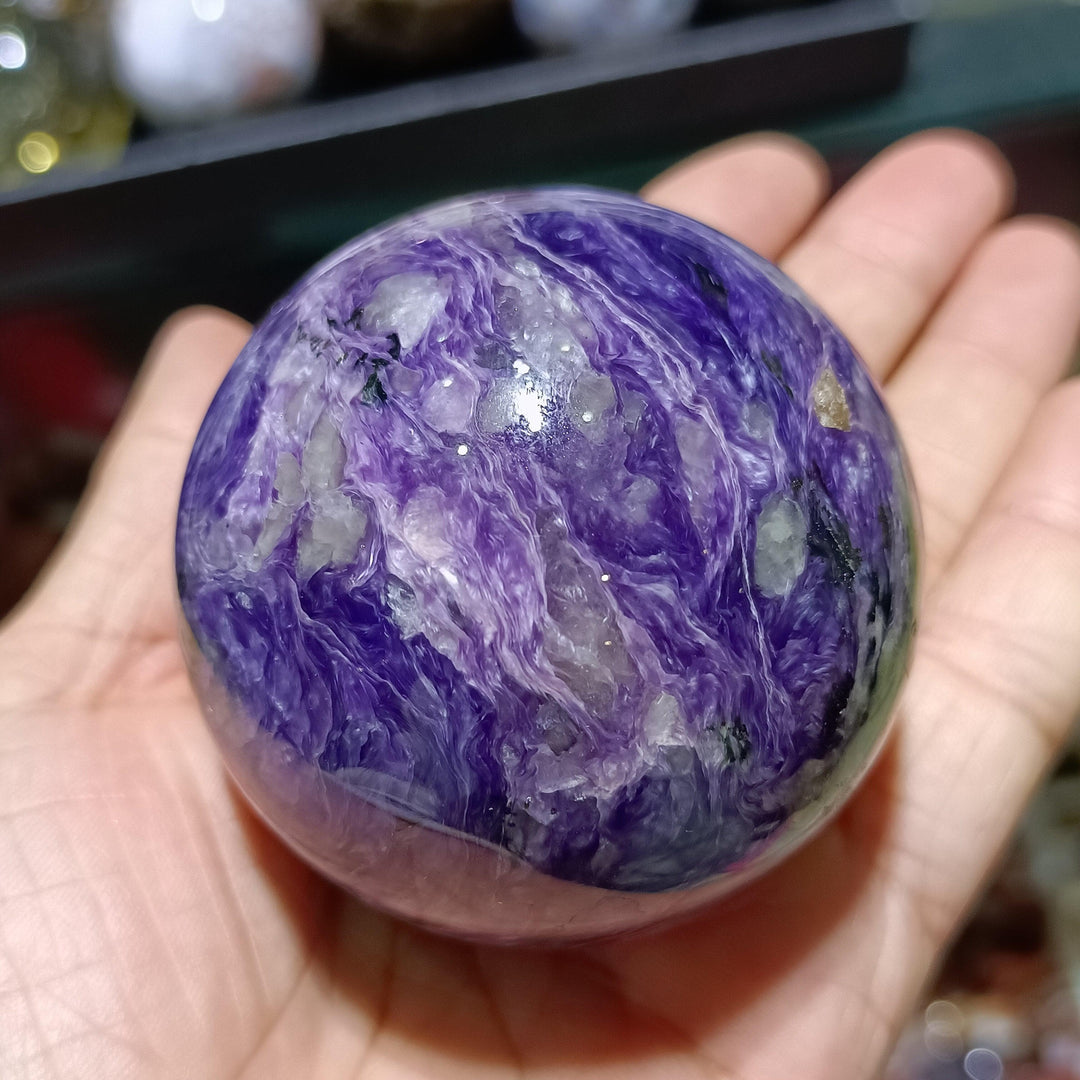 Charoite Sphere