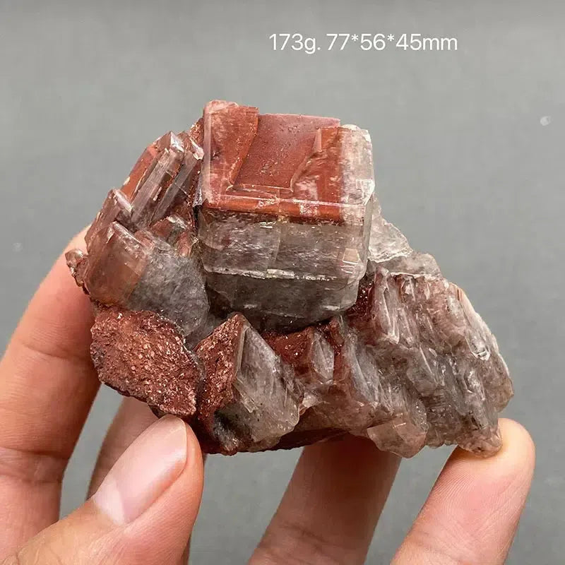 Chocolate Calcite Stacked Cluster