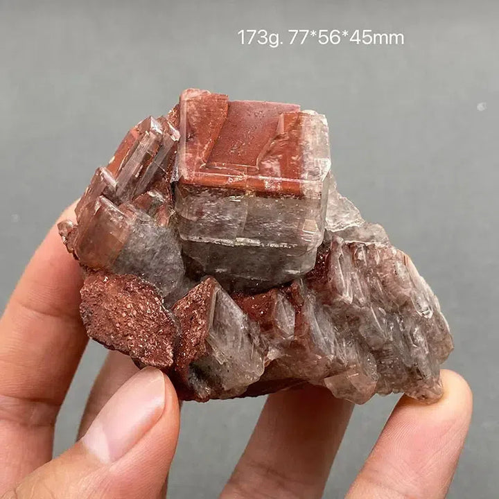 Chocolate Calcite Stacked Cluster