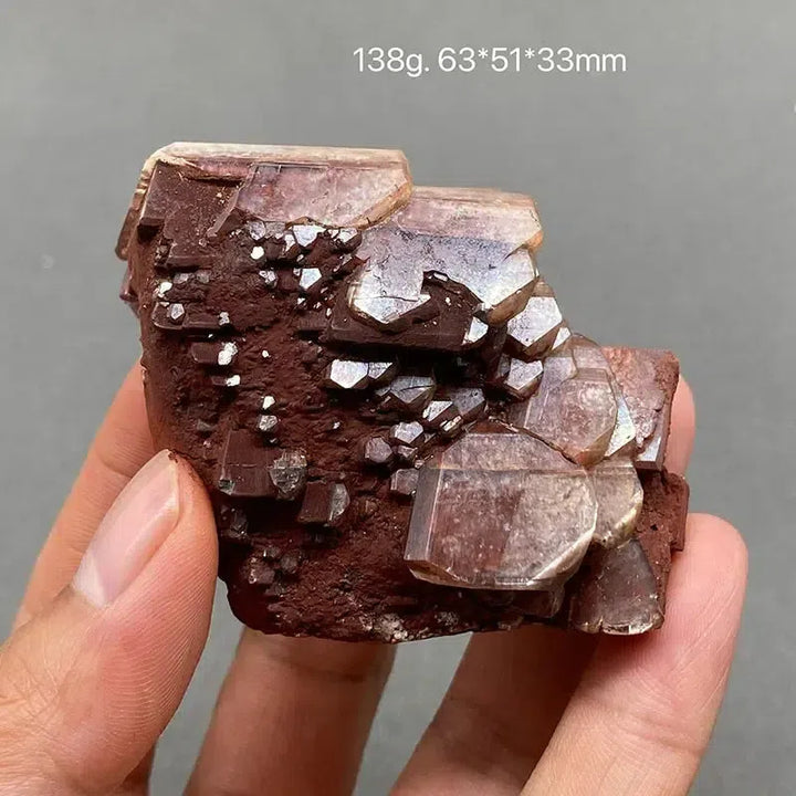 Chocolate Calcite Stacked Cluster