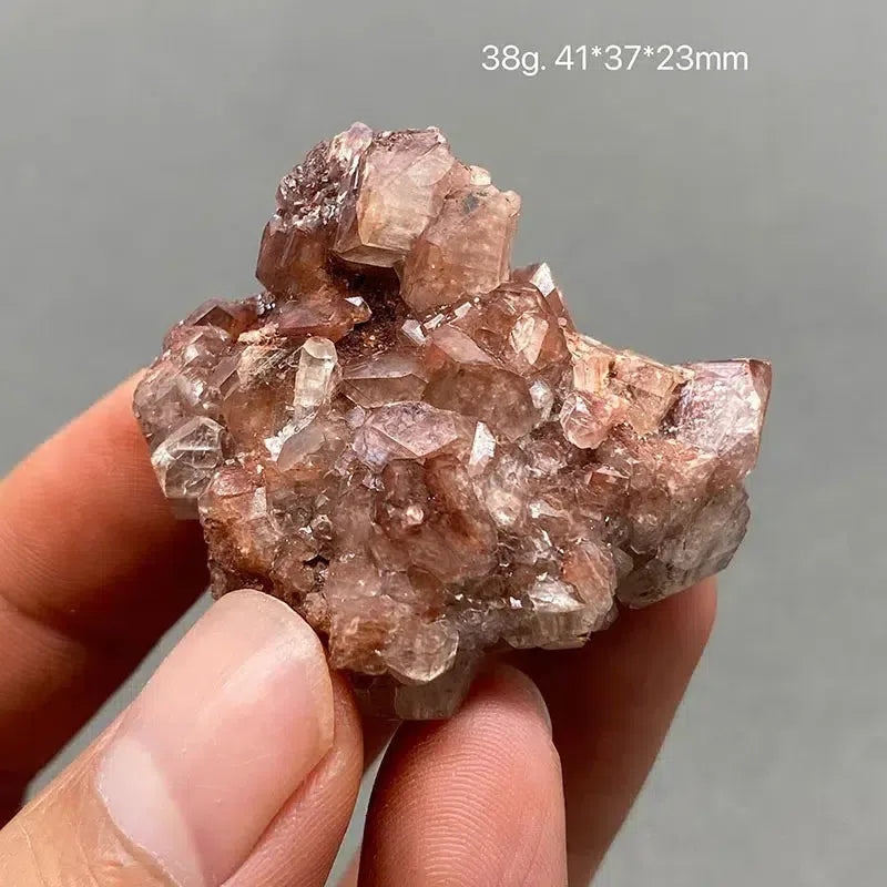 Chocolate Calcite Stacked Cluster