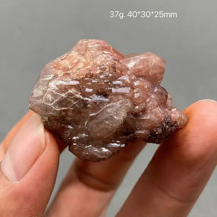 Chocolate Calcite Stacked Cluster