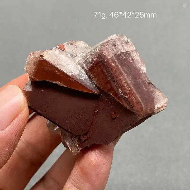 Chocolate Calcite Stacked Cluster