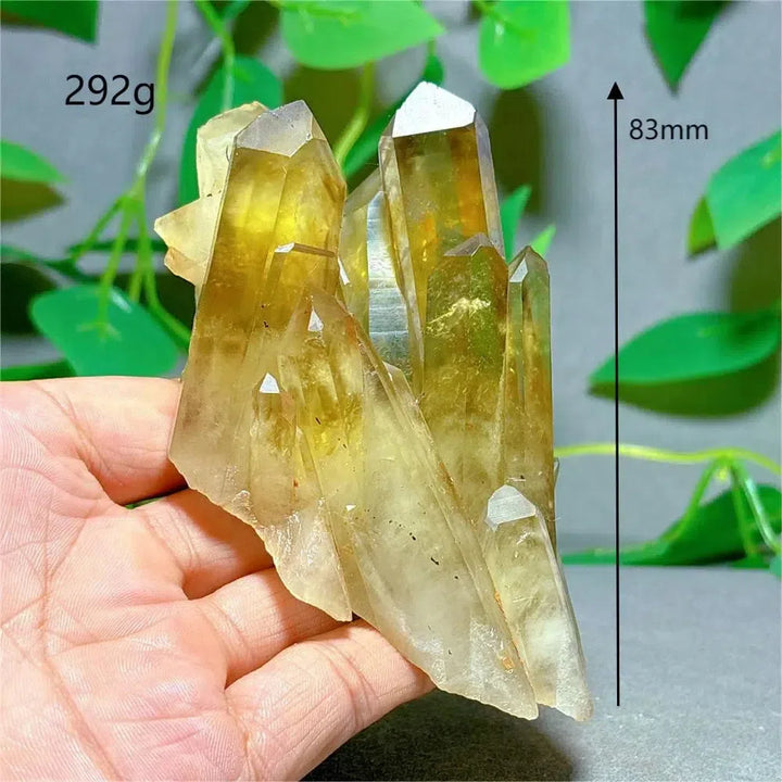 Citrine Crystal Cluster Points