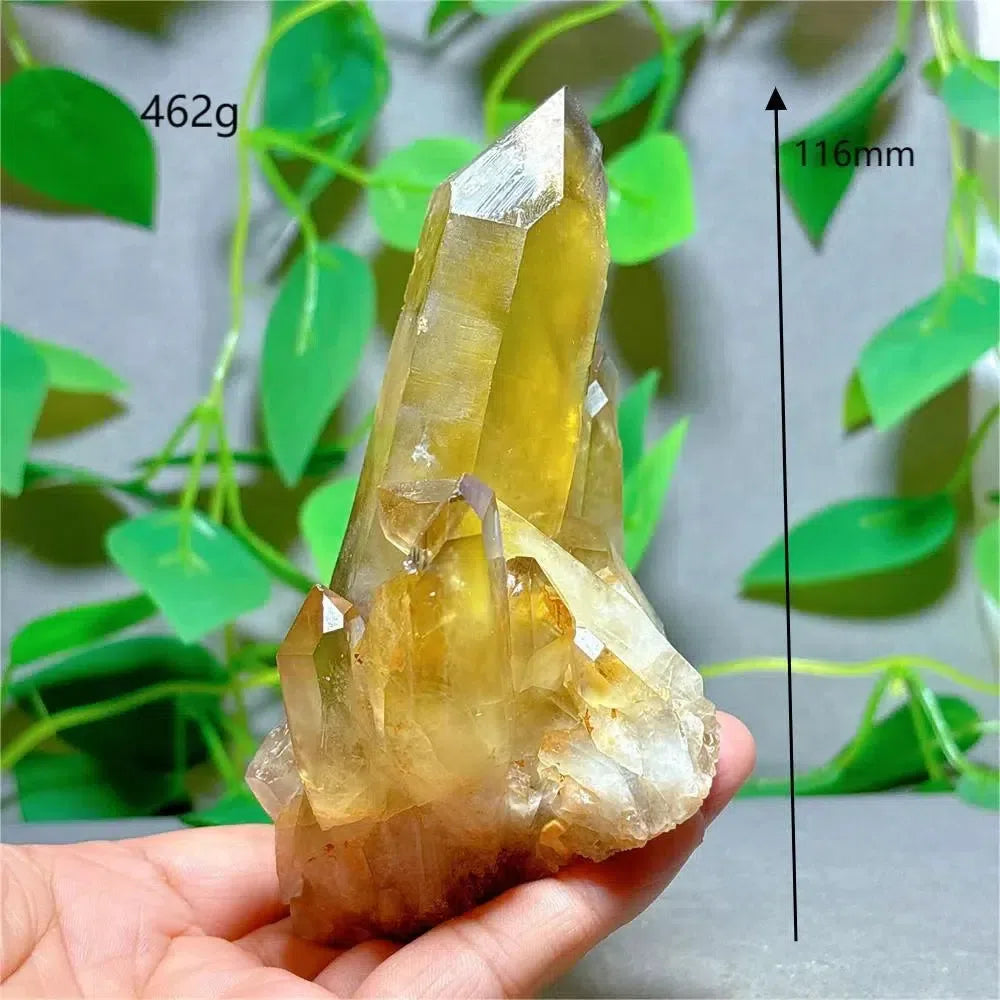 Citrine Crystal Cluster Points