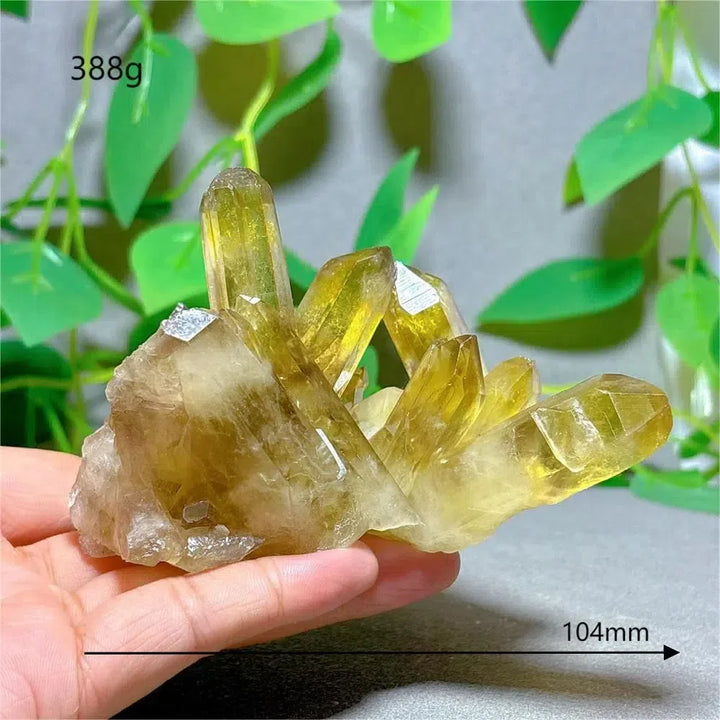 Citrine Crystal Cluster Points