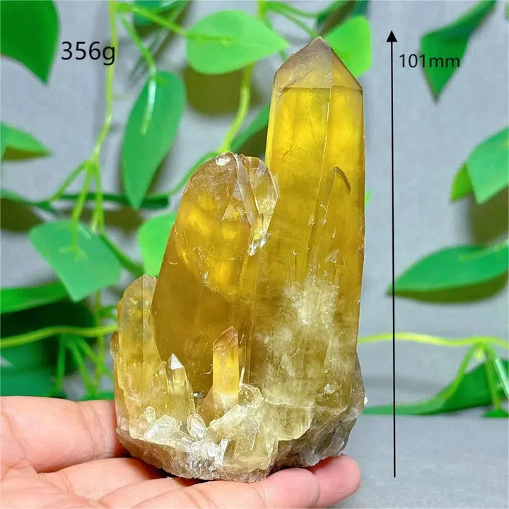 Citrine Crystal Cluster Points