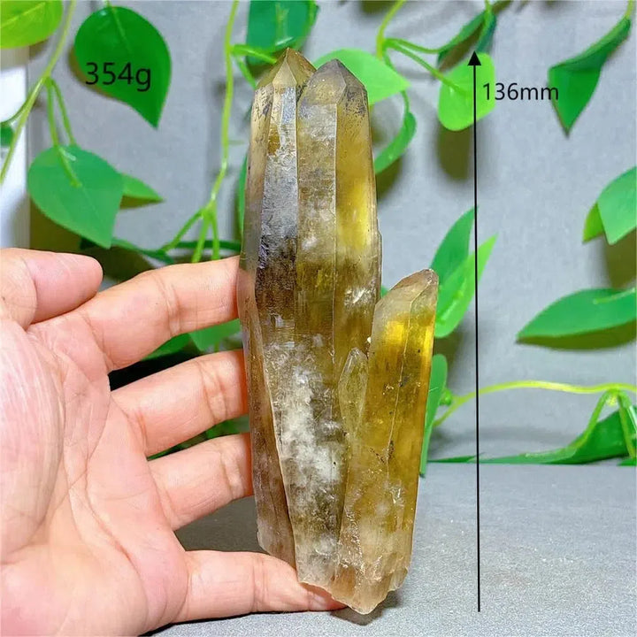 Citrine Crystal Cluster Points