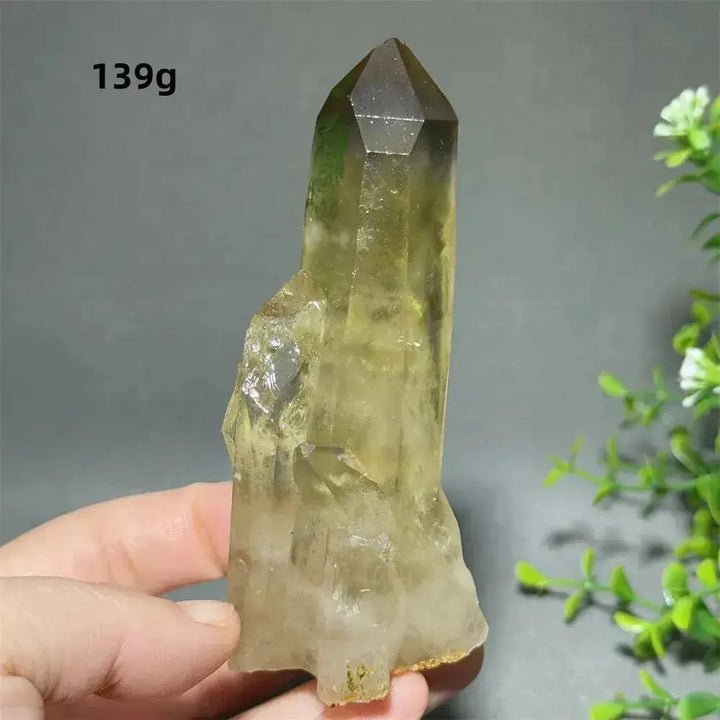 Citrine Crystal Clusters for Home Decor - Uplift Your Space Naturally-Points-Ali-Citrine-D10 139g-Crystal Destiny