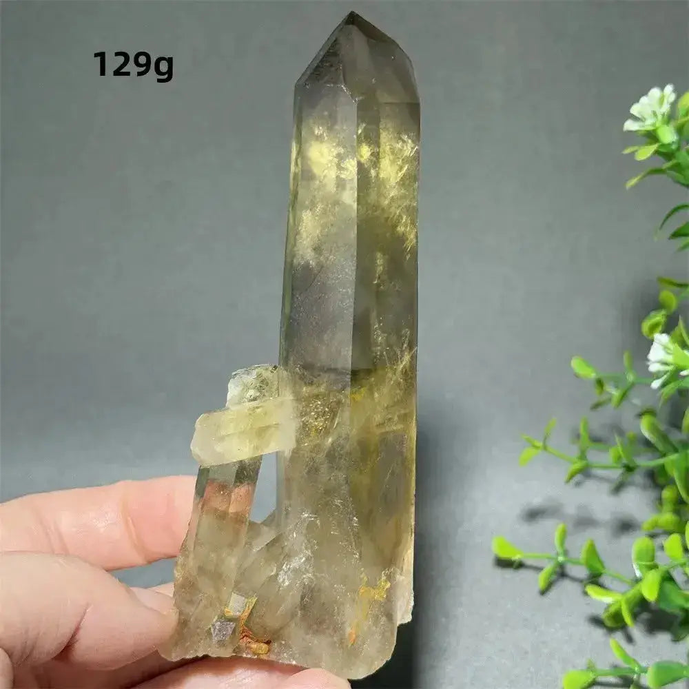 Citrine Crystal Clusters for Home Decor - Uplift Your Space Naturally-Points-Ali-Citrine-D11 129g-Crystal Destiny