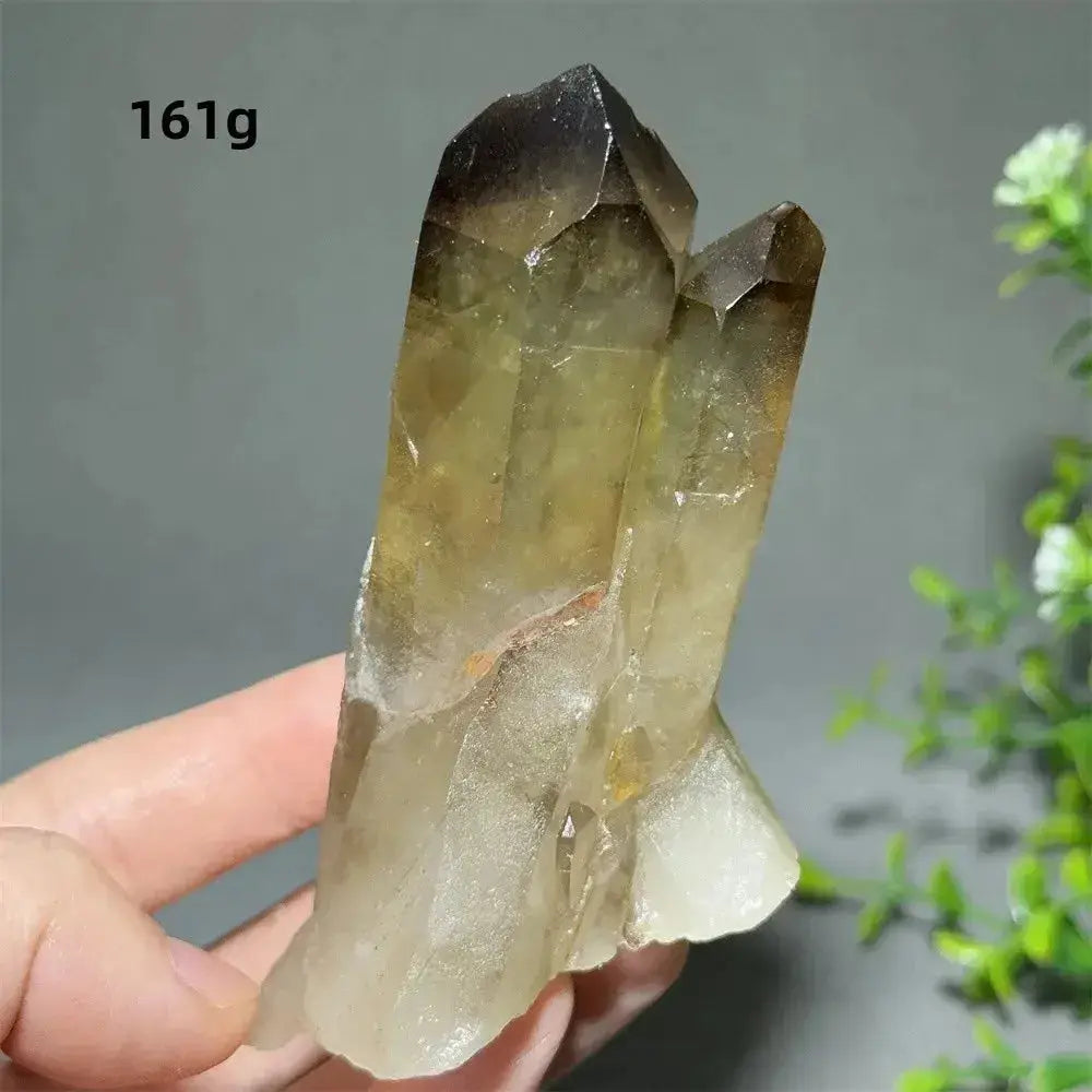 Citrine Crystal Clusters for Home Decor - Uplift Your Space Naturally-Points-Ali-Citrine-D15 161g-Crystal Destiny
