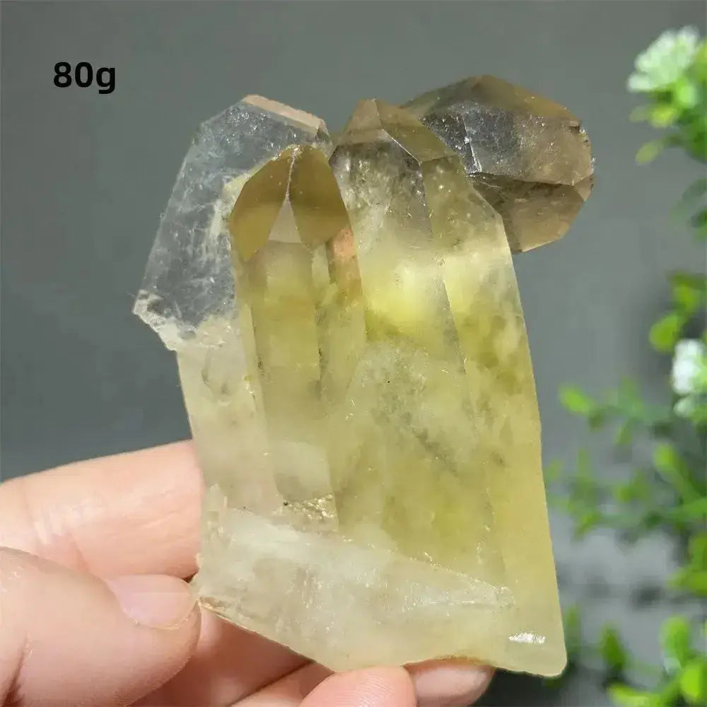 Citrine Crystal Clusters for Home Decor - Uplift Your Space Naturally-Points-Ali-Citrine-D20 80g-Crystal Destiny