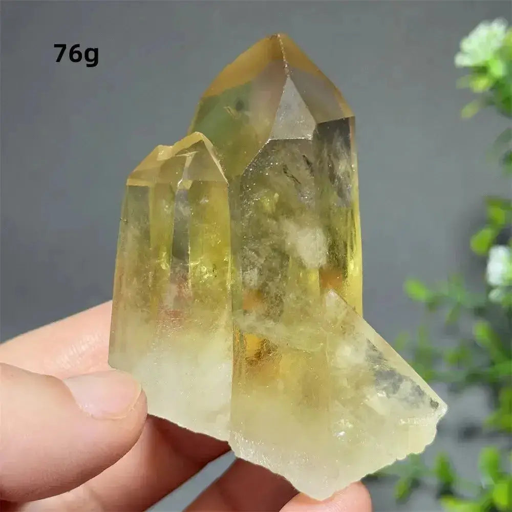 Citrine Crystal Clusters for Home Decor - Uplift Your Space Naturally-Points-Ali-Citrine-D21 76g-Crystal Destiny