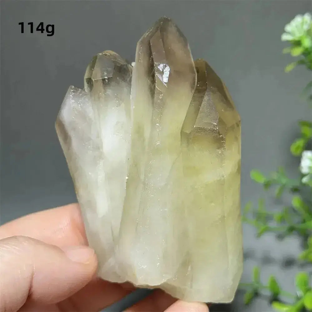 Citrine Crystal Clusters for Home Decor - Uplift Your Space Naturally-Points-Ali-Citrine-D35 114g-Crystal Destiny