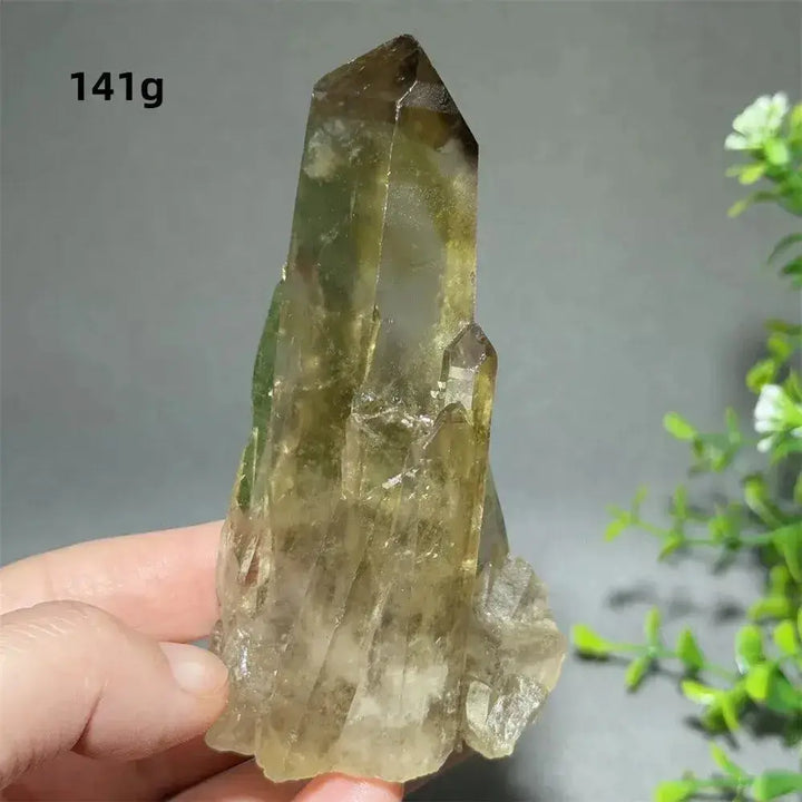 Citrine Crystal Clusters for Home Decor - Uplift Your Space Naturally-Points-Ali-Citrine-D5 141g-Crystal Destiny