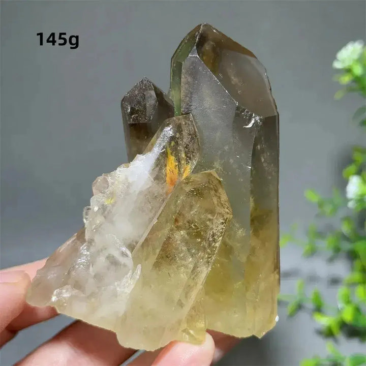 Citrine Crystal Clusters for Home Decor - Uplift Your Space Naturally-Points-Ali-Citrine-D8 145g-Crystal Destiny