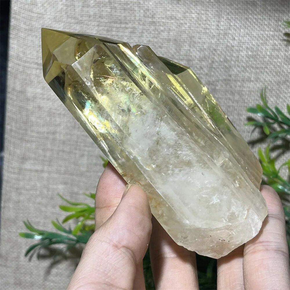 Citrine Double Point Freeform + Stand