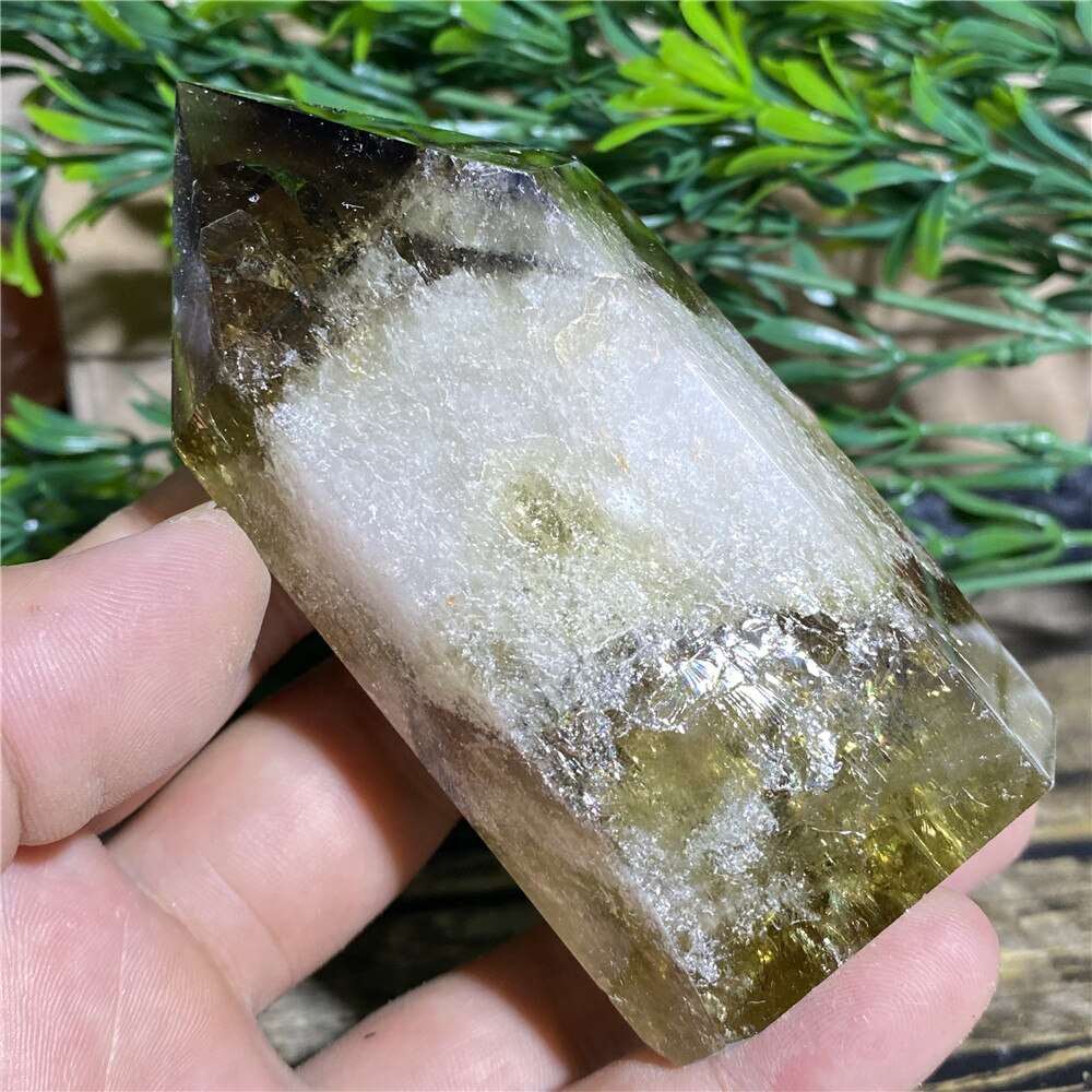 Citrine Smoky Quartz Obelisk Tower