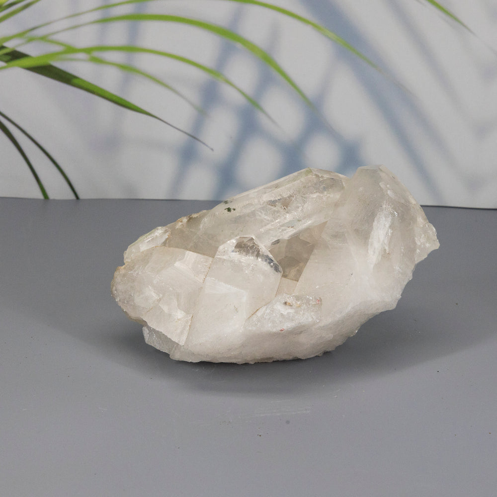 Clear Himalayan High Altitude Quartz Cluster-Clusters-Crystal Destiny-Clear Quartz-1054g - 5.50"L x 5.00"W x 3.50"H-Crystal Destiny