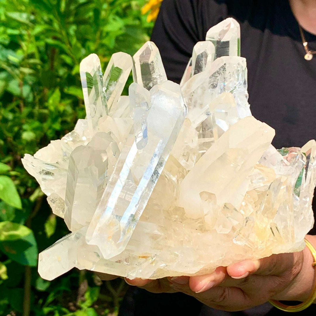 Clear Quartz Crystal Cluster