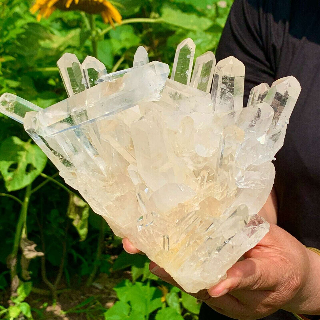 Clear Quartz Crystal Cluster