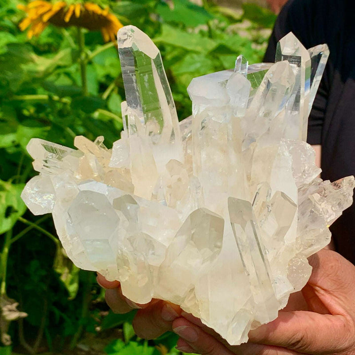 Clear Quartz Crystal Cluster