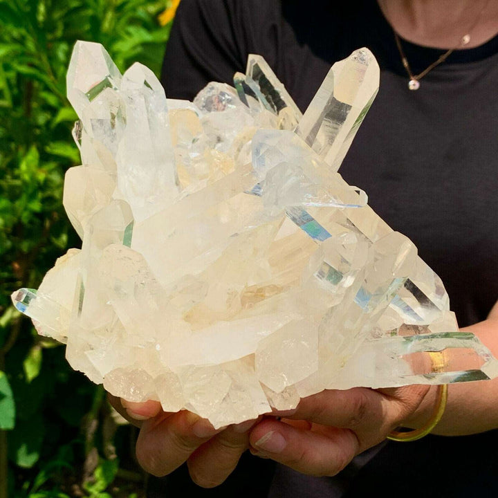 Clear Quartz Crystal Cluster