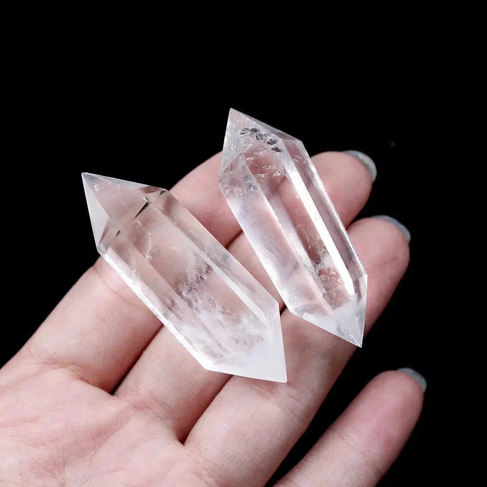 Clear Quartz Crystal Double Terminated Point