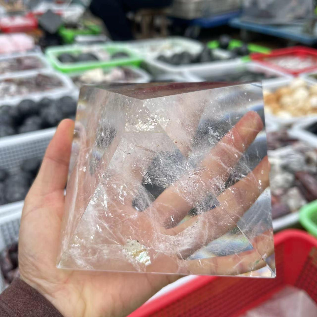 Clear Quartz Crystal Pyramid