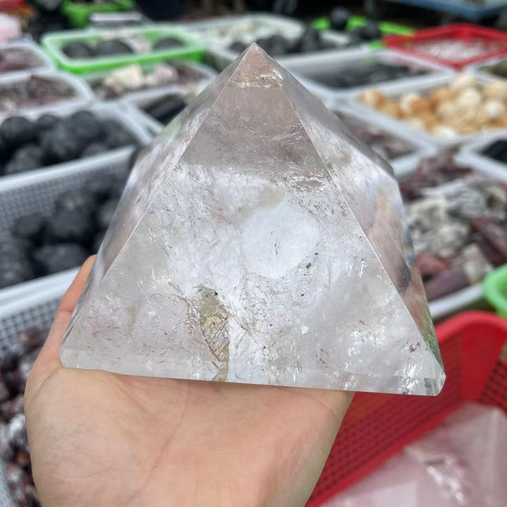 Clear Quartz Crystal Pyramid