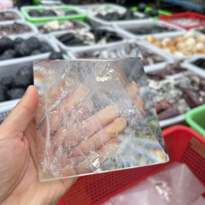 Clear Quartz Crystal Pyramid