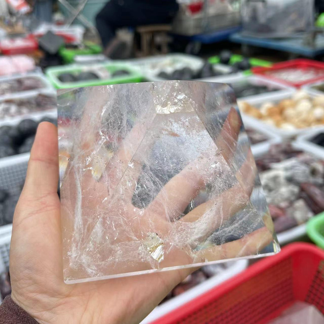 Clear Quartz Crystal Pyramid