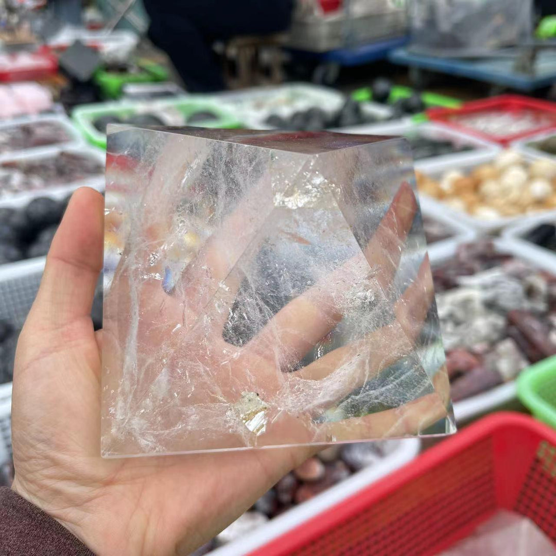 Clear Quartz Crystal Pyramid