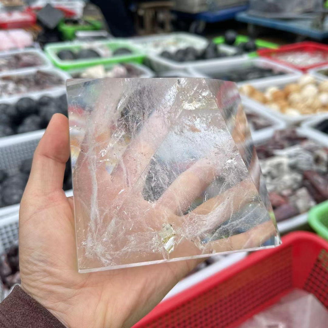 Clear Quartz Crystal Pyramid