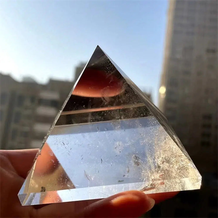 Clear Quartz Crystal Pyramid