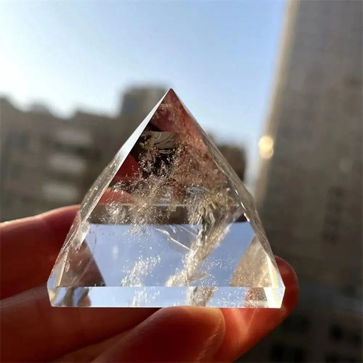 Clear Quartz Crystal Pyramid