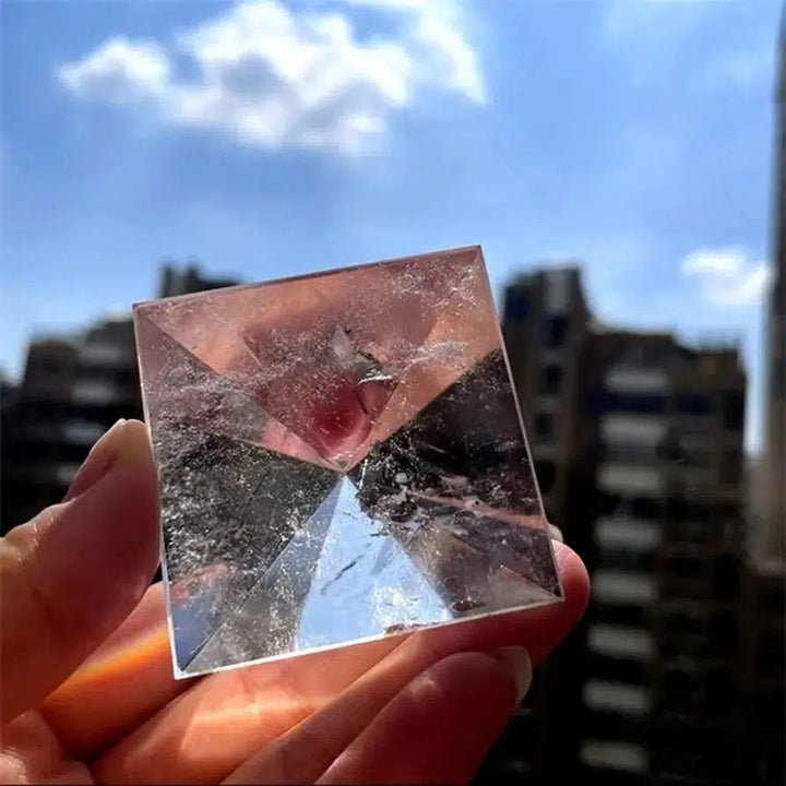 Clear Quartz Crystal Pyramid