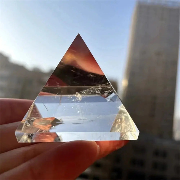 Clear Quartz Crystal Pyramid