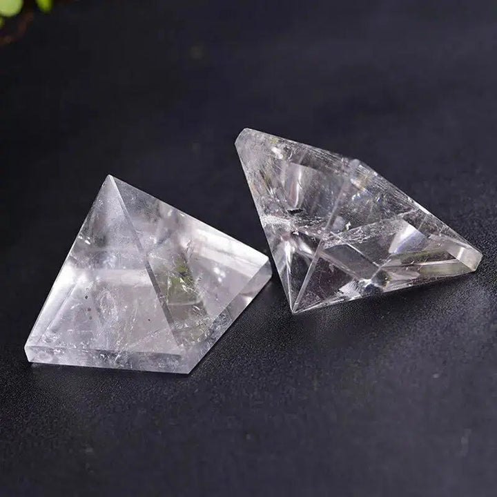 Clear Quartz Crystal Pyramid